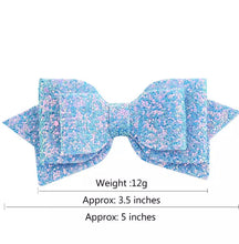 Load image into Gallery viewer, Glitter Bow hairpin