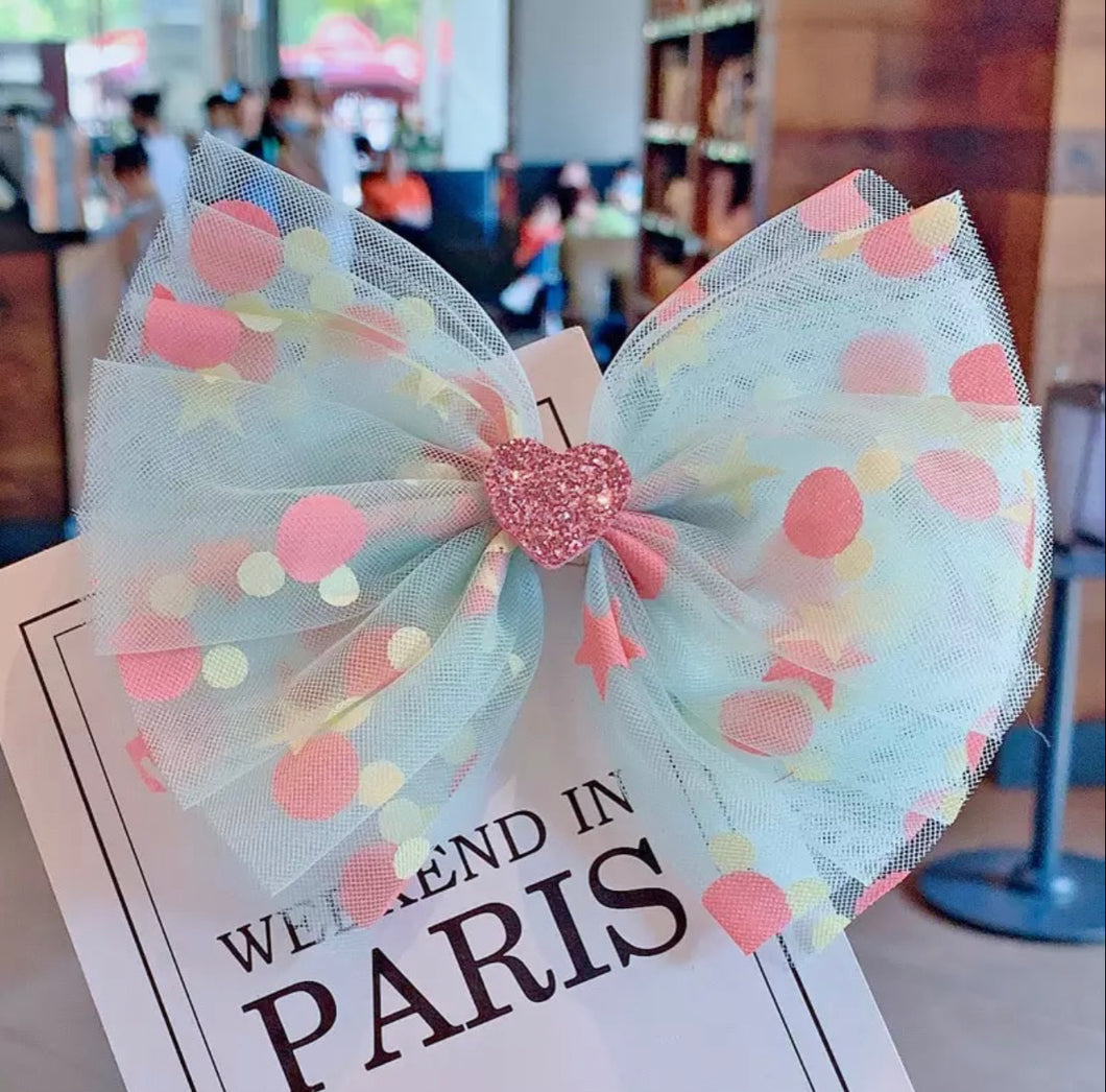 Mesh Hairpin Bow