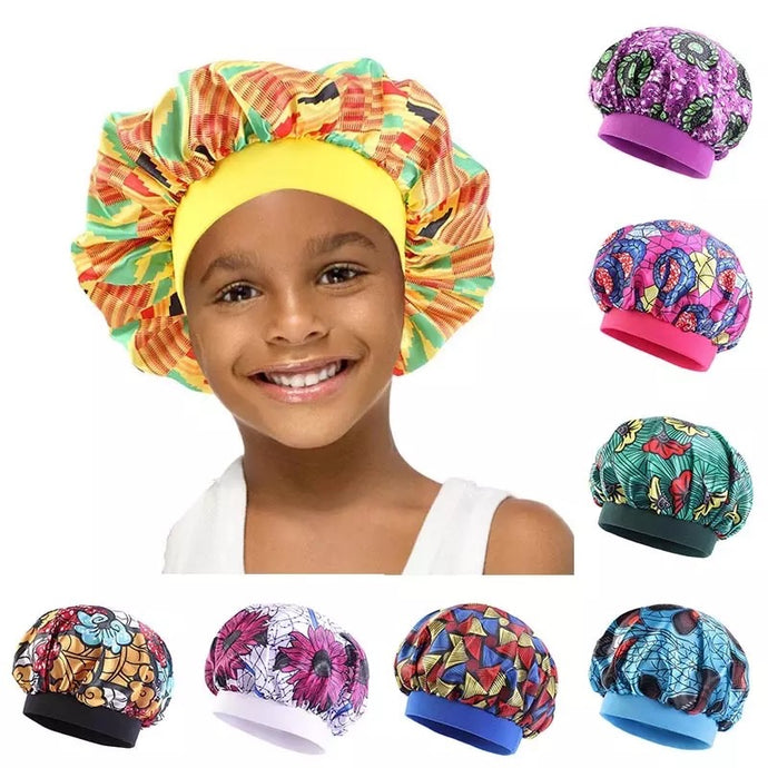 Kids Silk Satin Bonnet
